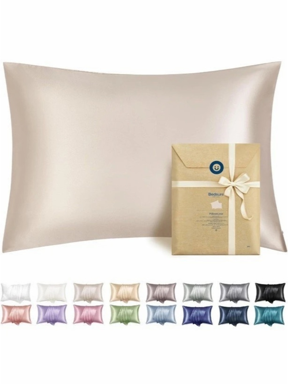 GentleSoft BedSure Satin Pillowcases in Champaign